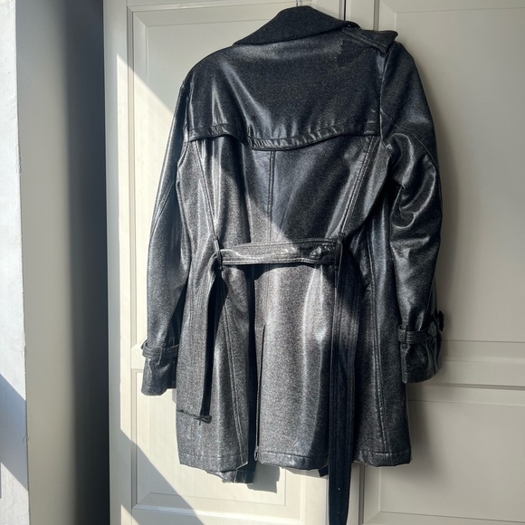 Burberry Wool Coated Trench Coat - Picture 4 of 6